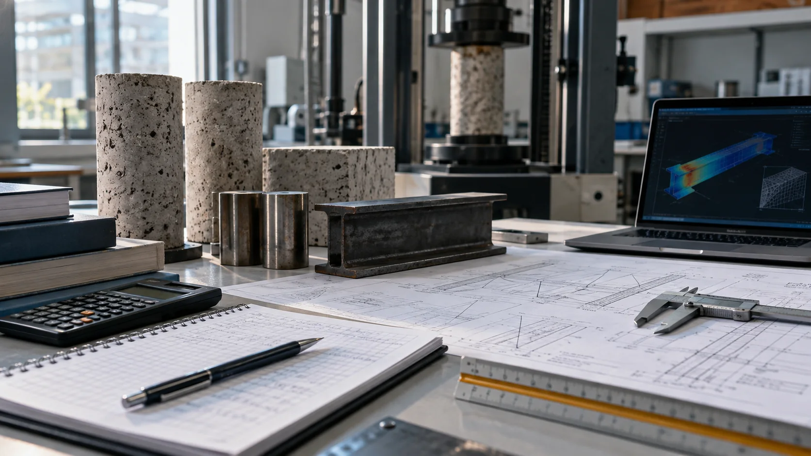 Portada del curso Mecánica de Materiales